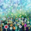 Discount Abstracte bloemen aquarel fotobehang Kunst & Design | Bloemen