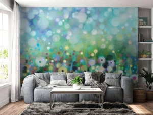 Discount Abstracte bloemen aquarel fotobehang Kunst & Design | Bloemen