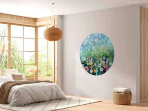 Discount Abstracte bloemen aquarel fotobehang Kunst & Design | Bloemen