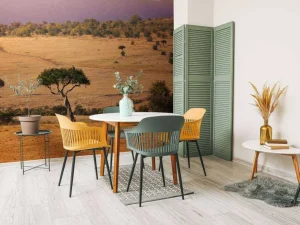 Online Acacia bomen in Kenia fotobehang Bloemen