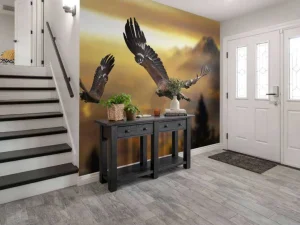 Best Adelaars in de Alpen fotobehang Dieren