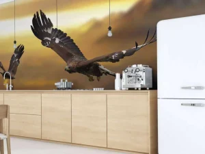Best Adelaars in de Alpen fotobehang Dieren