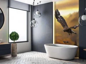 Best Adelaars in de Alpen fotobehang Dieren