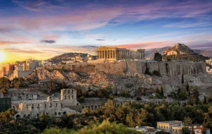 Hot Akropolis in Athene fotobehang Architectuur