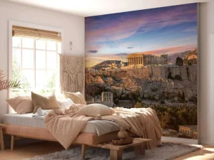 Hot Akropolis in Athene fotobehang Architectuur
