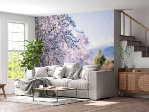 New Amandelboom fotobehang Bloemen