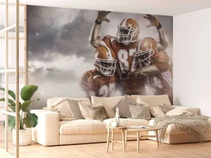 Outlet American Football spelers juichen fotobehang Tienerkamer | Sport
