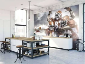 Outlet American Football spelers juichen fotobehang Tienerkamer | Sport