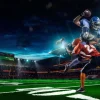Clearance American Football stadion fotobehang Tienerkamer | Kinderkamer