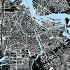 Hot Amsterdam plattegrond fotobehang Steden | Architectuur