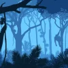 Online Apen in de jungle Kinderkamer | Dieren