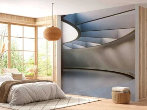 Clearance Architectonische betonnen ruimte fotobehang 3d
