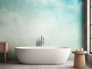 Online Artistieke zachte wolken en lucht fotobehang Kunst & Design