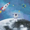 New Astronaut op de Maan Kinderkamer