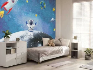 New Astronaut op de Maan Kinderkamer