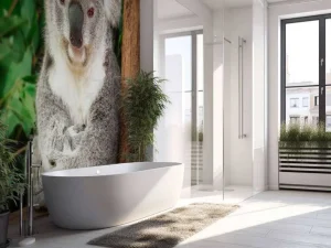 Clearance Australische koala in een boom fotobehang Dieren