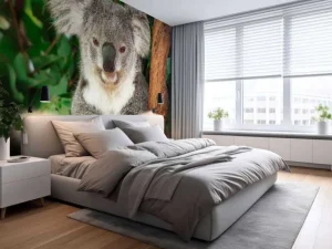 Clearance Australische koala in een boom fotobehang Dieren
