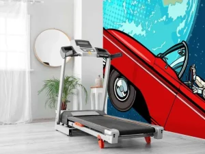 Fashion Auto in de ruimte fotobehang Kinderkamer | Transport