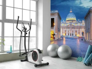 Best Avond in het Vaticaan fotobehang Architectuur