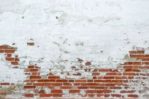 Clearance Bakstenen muur met beton fotobehang Gang