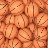 Online Basketballen print fotobehang Kinderkamer | Sport