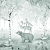New Bear King - Blue Kinderkamer | Dieren