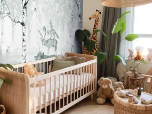 New Bear King - Blue Kinderkamer | Dieren