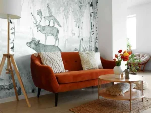 New Bear King - Blue Kinderkamer | Dieren