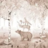 New Bear King - Brown Kinderkamer | Dieren