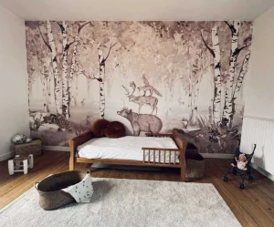 New Bear King - Brown Kinderkamer | Dieren