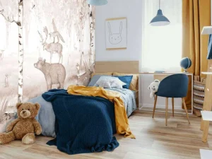 New Bear King - Brown Kinderkamer | Dieren