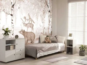 New Bear King - Brown Kinderkamer | Dieren