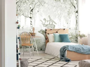 Online Bear King - Green Kinderkamer | Dieren