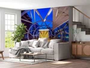 Online Beatrixkwartier sneltramhalte fotobehang Steden | Architectuur