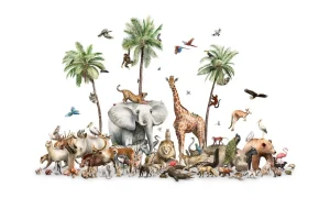 Hot Beautiful Biodiversity Kinderkamer | Dieren