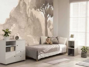 Online Berg in waterverf Kinderkamer