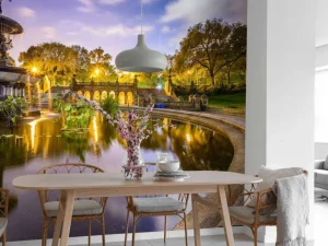 Best Bethesda Terrace en Fountain in Central Park fotobehang Architectuur