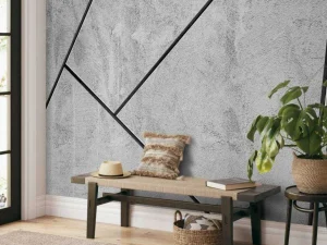 Sale Betonlook tegels fotobehang Gang | Oppervlakten