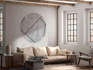 Sale Betonlook tegels fotobehang Gang | Oppervlakten