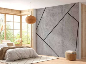 Sale Betonlook tegels fotobehang Gang | Oppervlakten