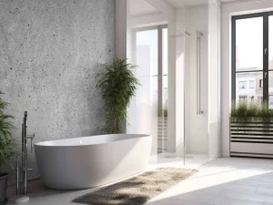 Clearance Betonnen muur fotobehang Gang | Oppervlakten