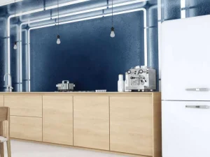 Outlet Betonnen neon verlichte garage fotobehang Computerkamer | 3d