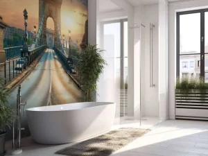 Hot Bijzondere brug in Boedapest fotobehang Architectuur