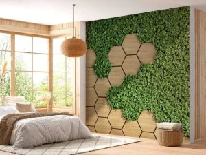 Clearance Bijzondere tuinwand fotobehang Bloemen | Architectuur