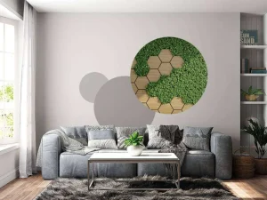 Clearance Bijzondere tuinwand fotobehang Bloemen | Architectuur