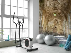 Discount Binnenkant oude kerk fotobehang Architectuur