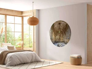 Discount Binnenkant oude kerk fotobehang Architectuur
