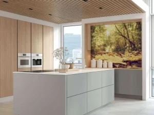 Outlet Bladeren in het Bos tijdens de Herfst fotobehang Bloemen