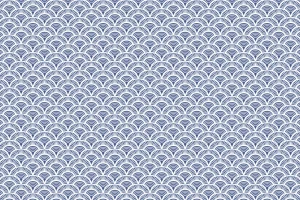 Sale Blauwe golfjes print fotobehang Hobbykamer | Gang