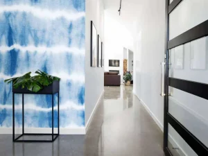 Fashion Blauwe vegen fotobehang Slaapkamer | Kunst & Design